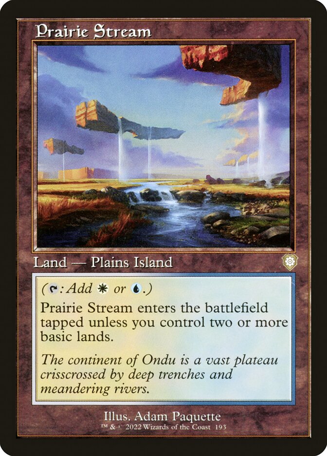 Prairie Stream (Retro Frame)
