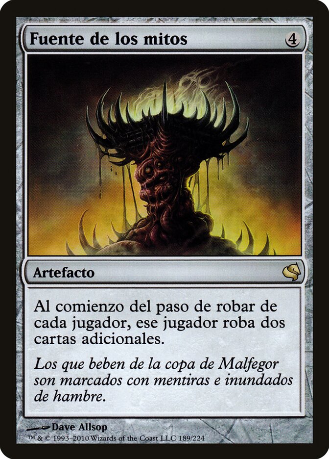 Font of Mythos (Spanish) - "Fuente de los mitos"
