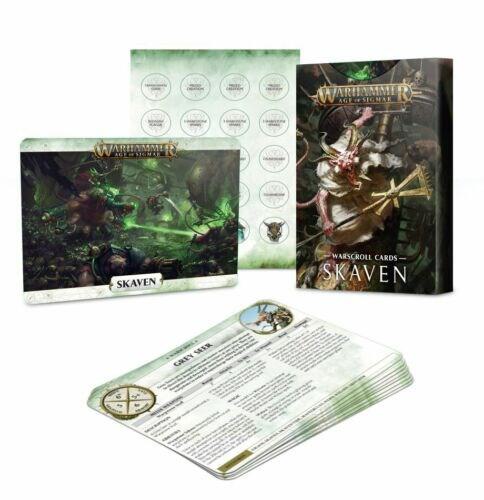Warhammer: Age of Sigmar - Warscroll Cards: Skaven