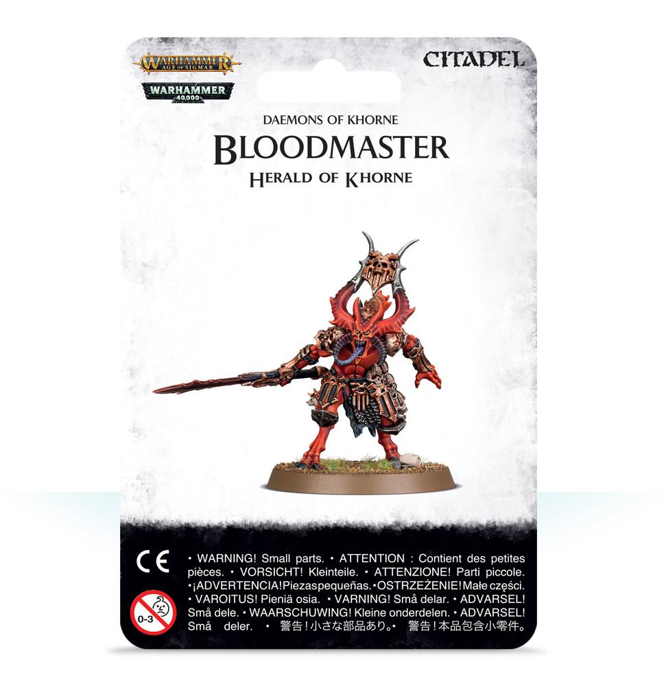 Warhammer: Age of Sigmar - Daemons of Khorne - Bloodmaster: Hearald of Khorne
