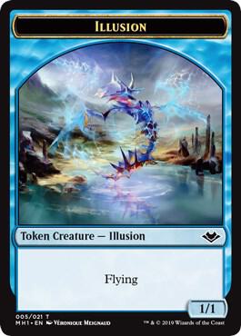 Illusion // Elemental (009) Double-Sided Token