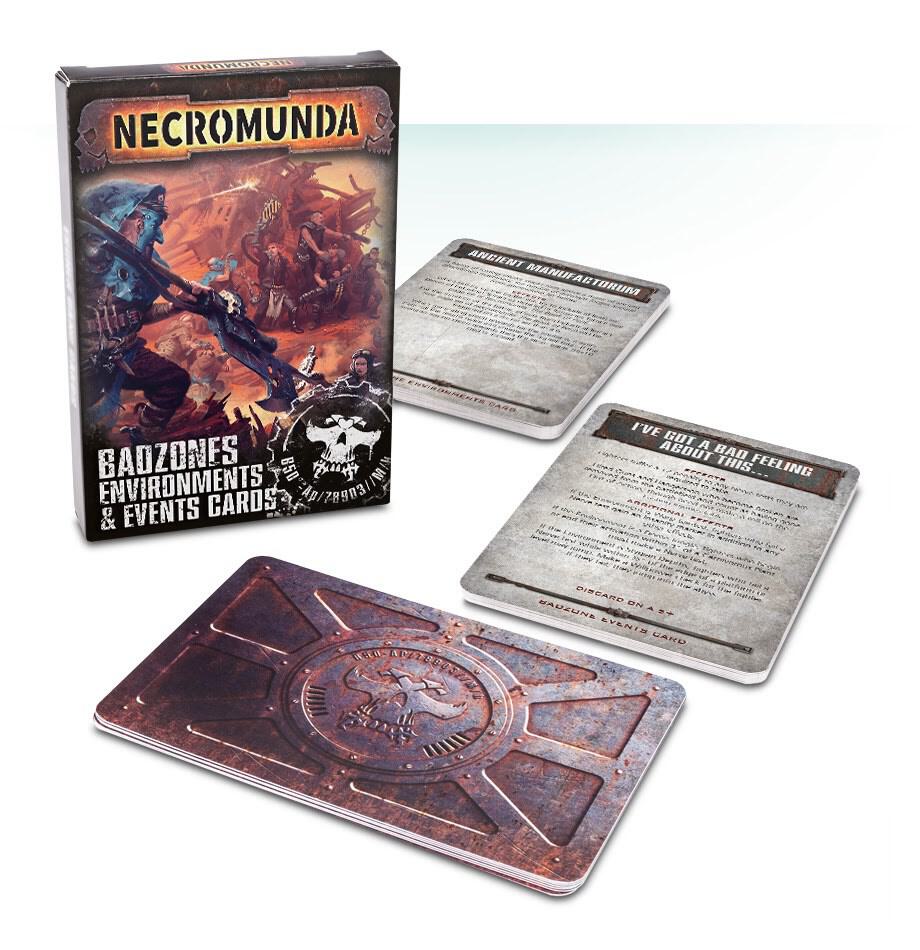 Necromunda: Badzones Environments and Events Cards