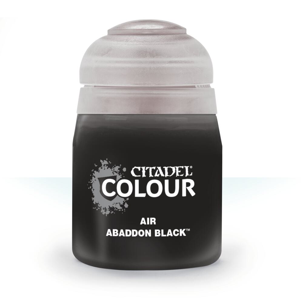 Citadel Airbrush Paint: Abaddon Black (24ml)