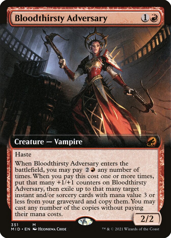 Bloodthirsty Adversary (Extended Art)