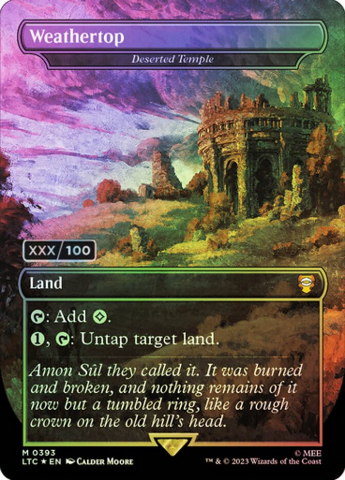 Weathertop - Deserted Temple (Serial Numbered)