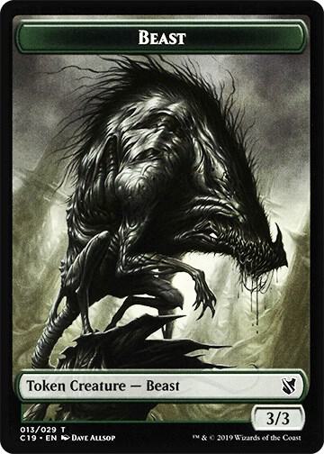 Beast (013) // Wurm Double-Sided Token