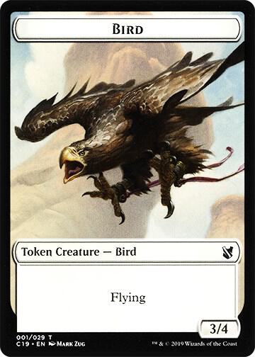 Bird (001) // Sculpture Double-Sided Token