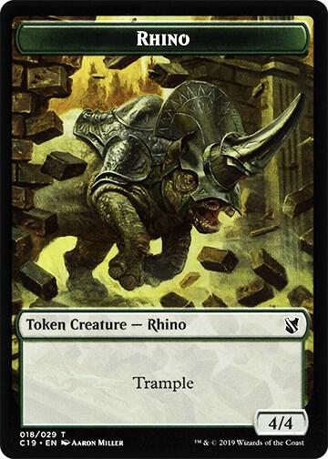 Rhino // Egg Double-sided Token