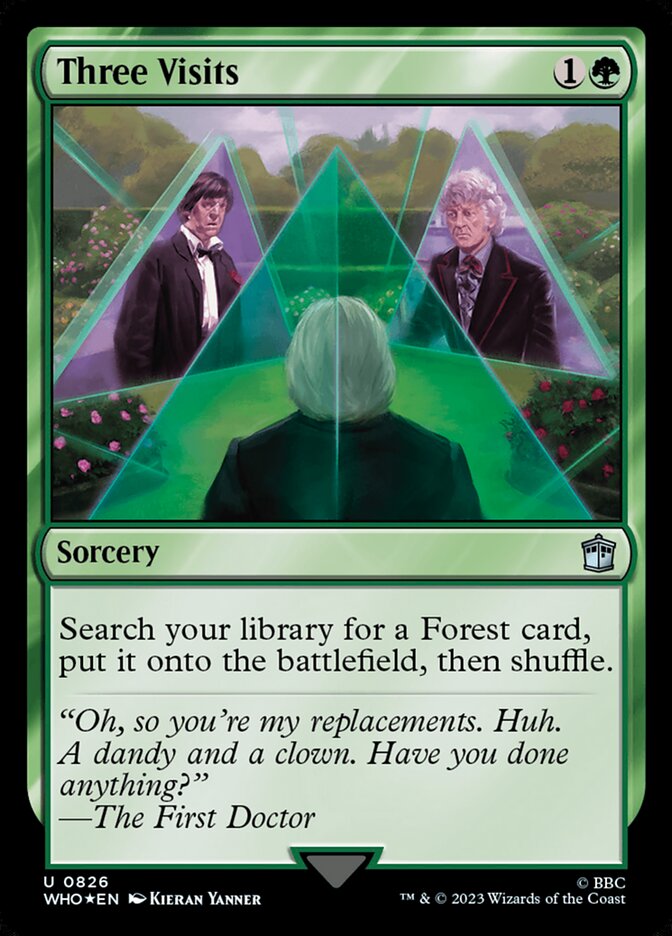 Three Visits (Surge Foil)