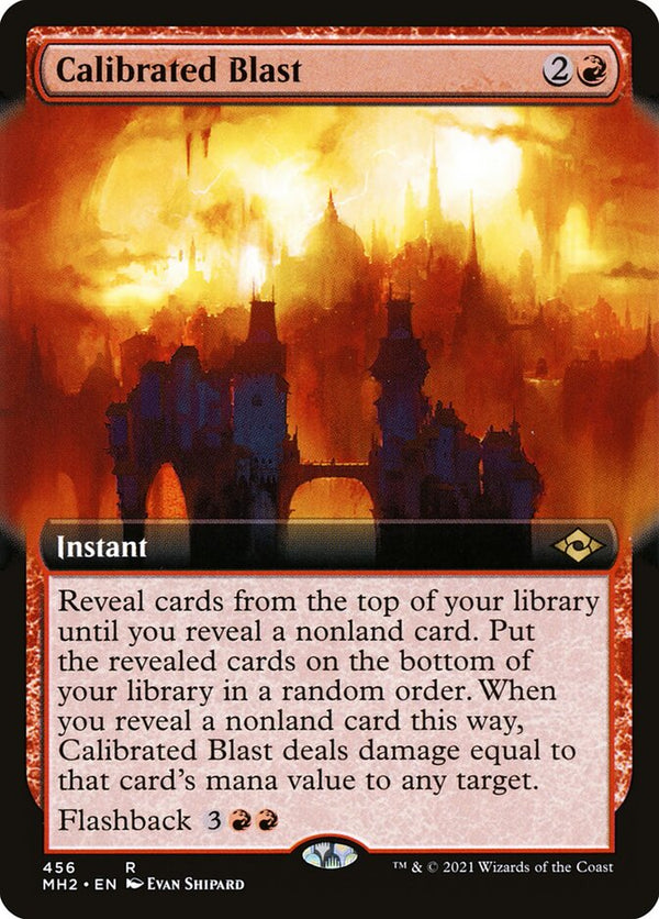 Calibrated Blast (Extended Art) - Magic: The Gathering