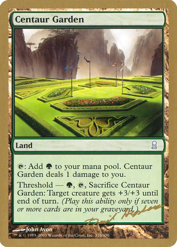Centaur Garden - 2003 Dave Humpherys (ODY)