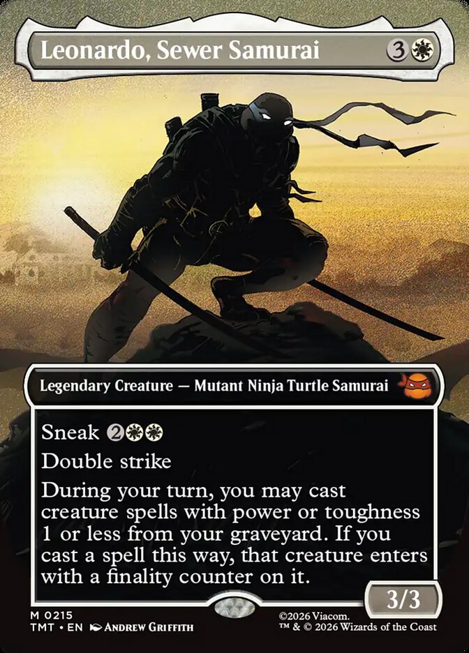 Leonardo, Sewer Samurai (Borderless)