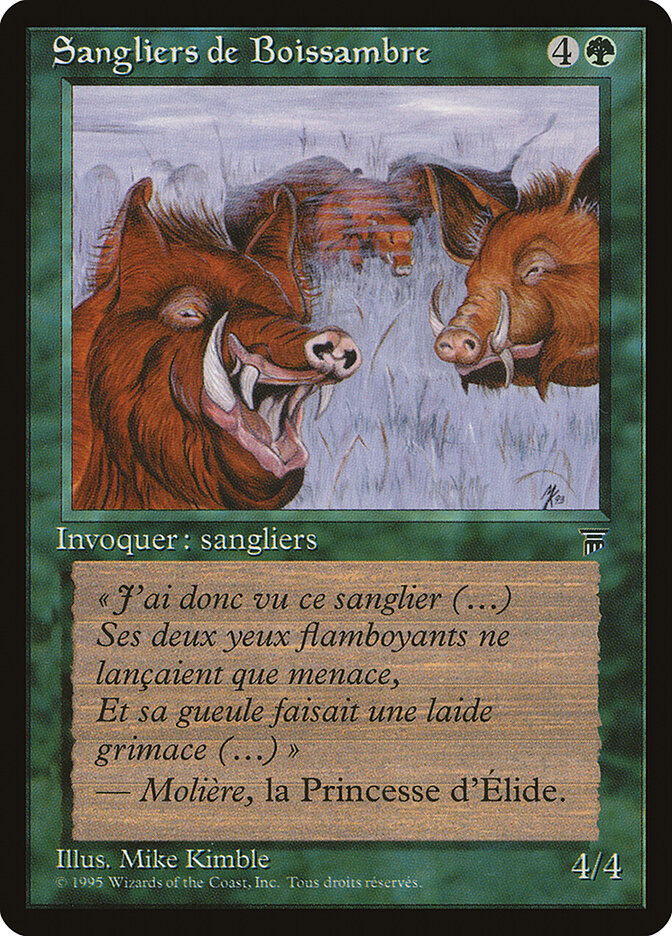 Durkwood Boars (French) - "Sangliers de Boissambre"