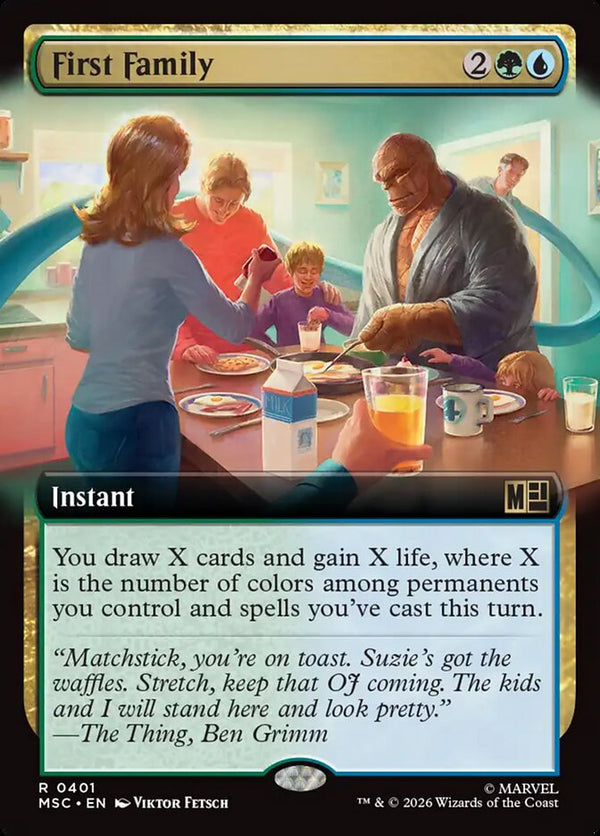 First Family (Extended Art) - Magic: The Gathering