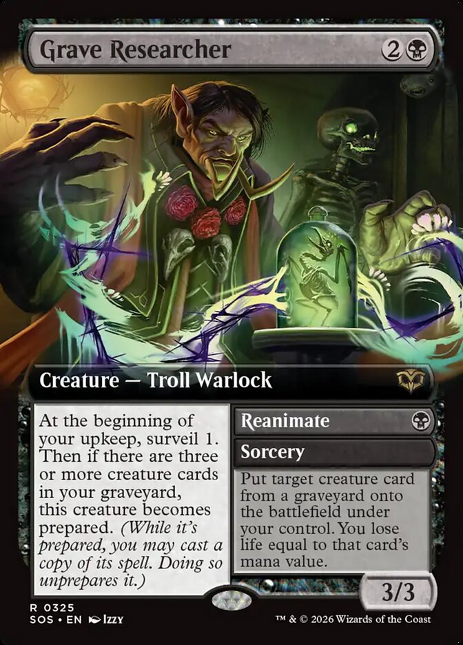 Grave Researcher (Extended Art)