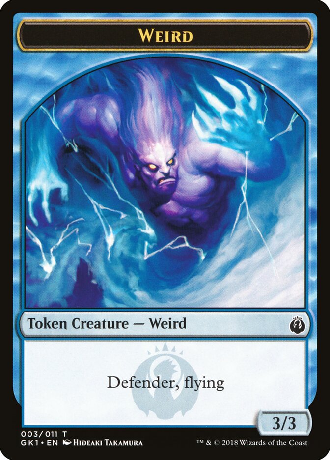 Weird // Goblin Double-Sided Token