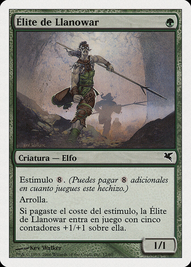 Llanowar Elite (Spanish) - "Élite de Llanowar" (B17)