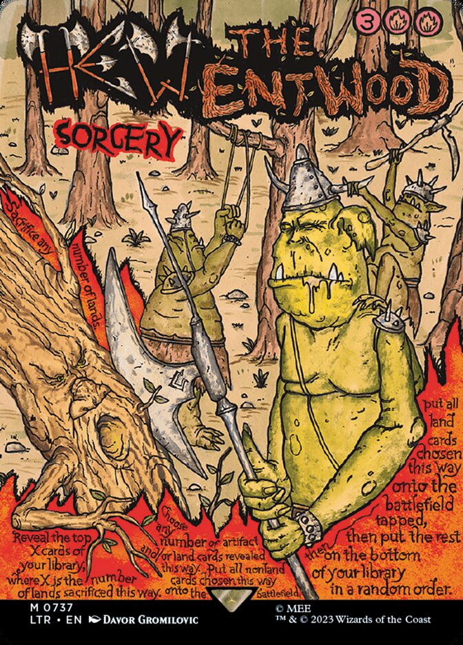 Hew the Entwood (Borderless Poster)