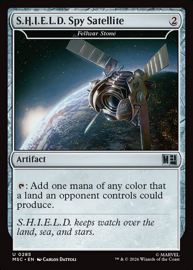 S.H.I.E.L.D. Spy Satellite - Fellwar Stone