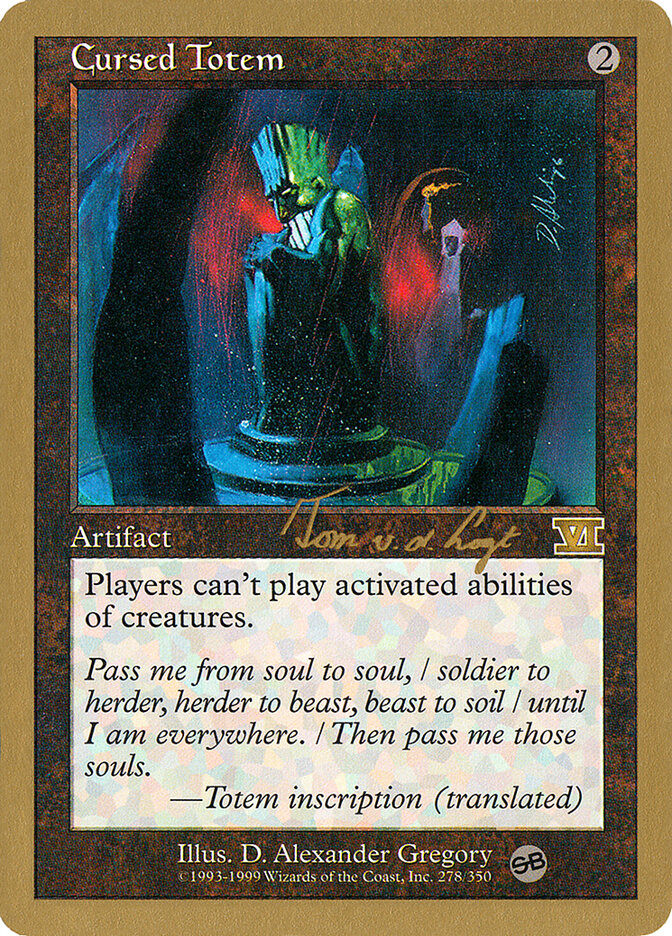 Cursed Totem - 2000 Tom van de Logt (6ED) (SB)
