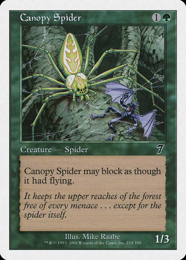 Canopy Spider - Magic: The Gathering