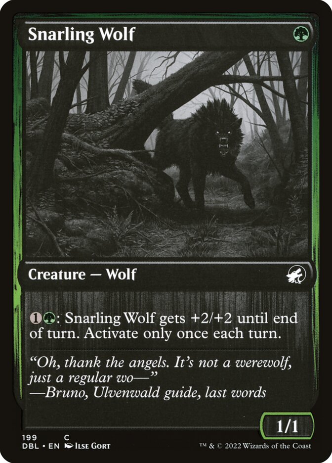 Snarling Wolf (199)