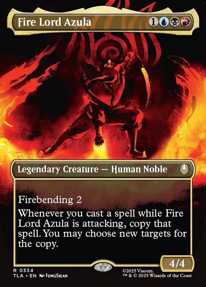 Fire Lord Azula (0334) (Borderless)
