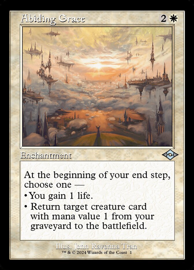 Abiding Grace (Retro Frame)