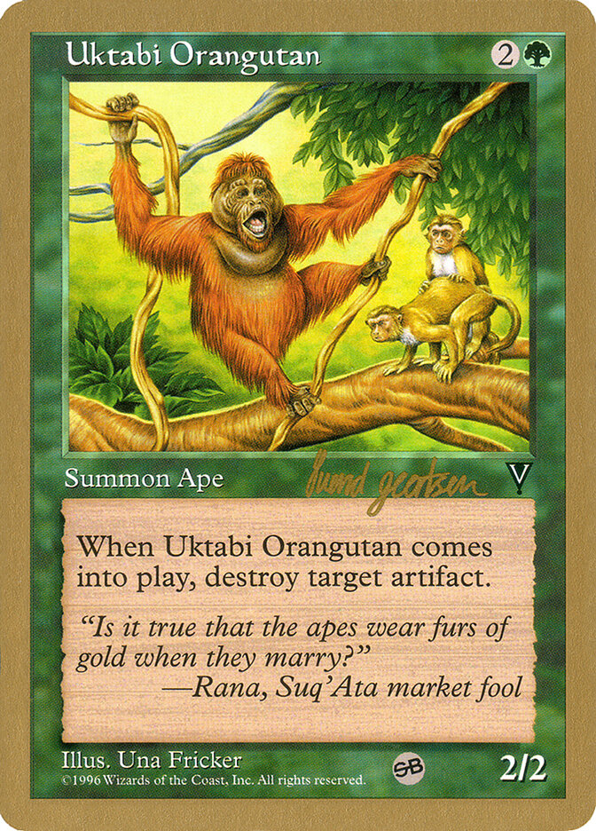 Uktabi Orangutan - 1997 Svend Geertsen (VIS) (SB)