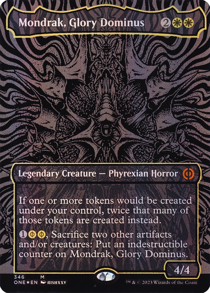 Mondrak, Glory Dominus (Oil Slick Raised Foil)