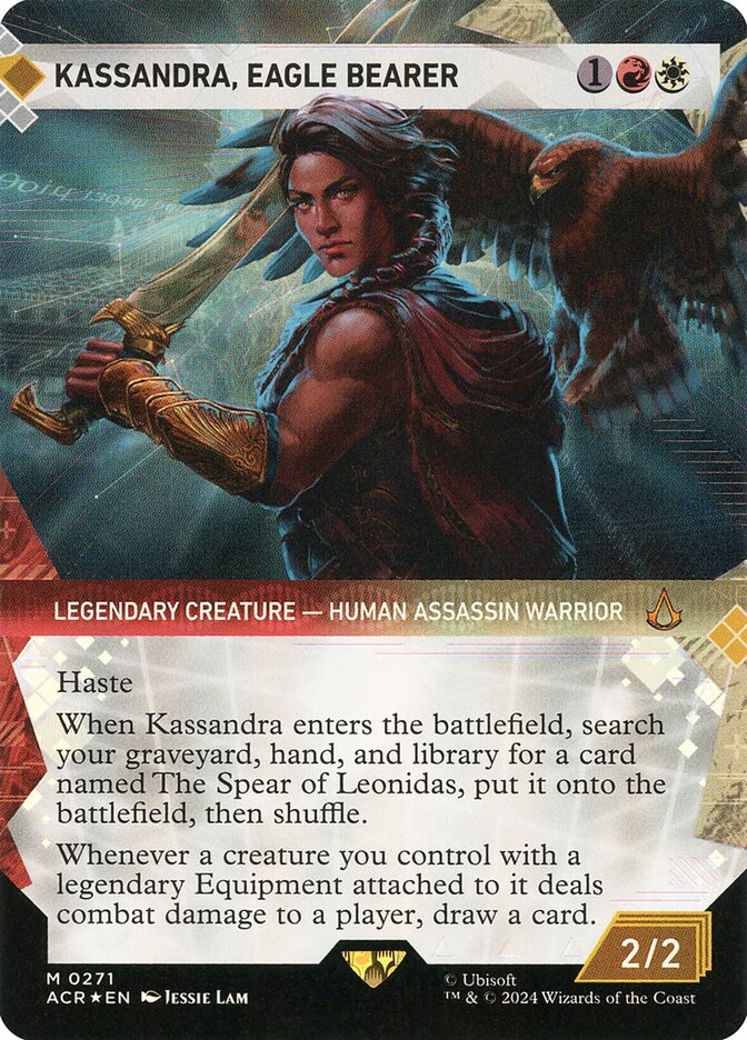 Kassandra, Eagle Bearer (Showcase) (Textured Foil)