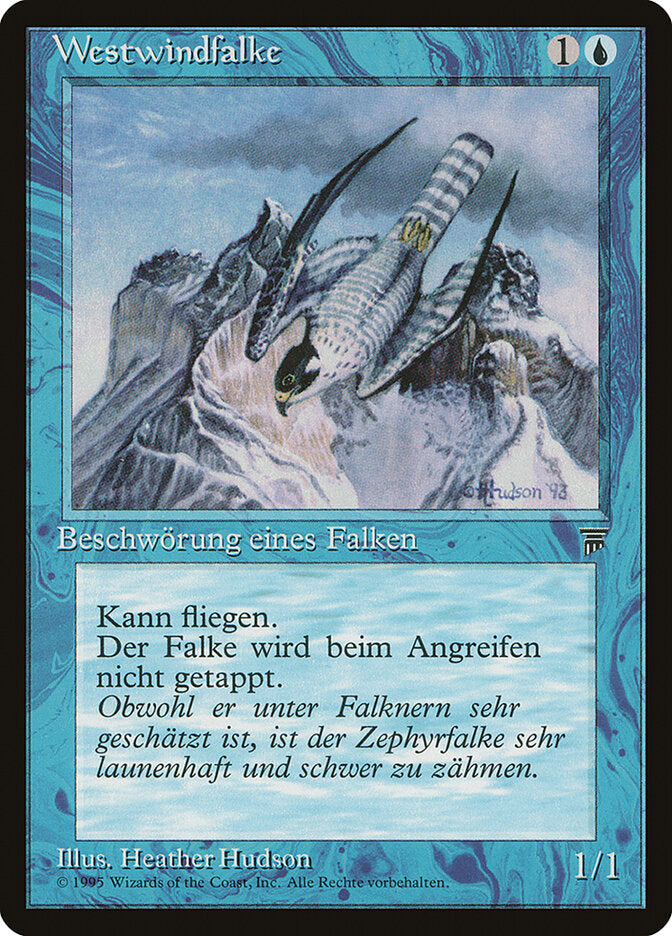 Zephyr Falcon (German) - "Westwindfalke"
