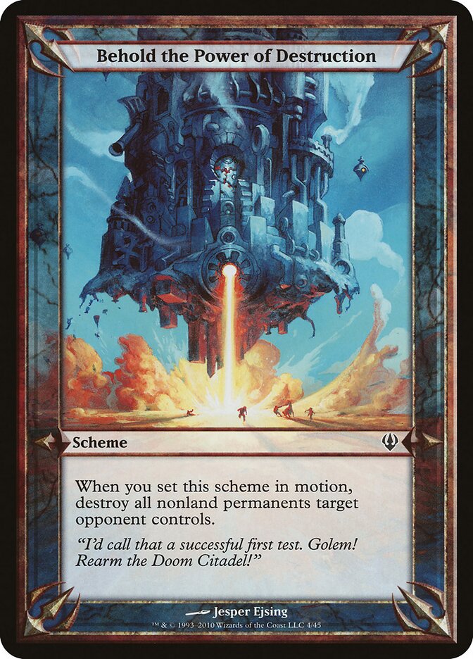 Behold the Power of Destruction (Archenemy)