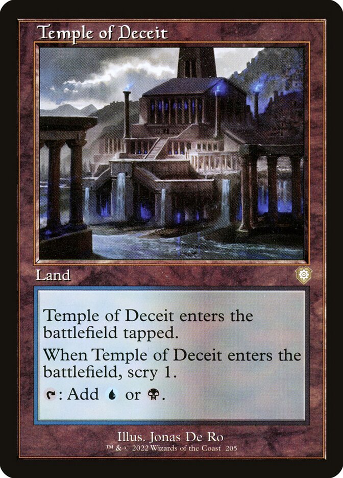 Temple of Deceit (Retro Frame)