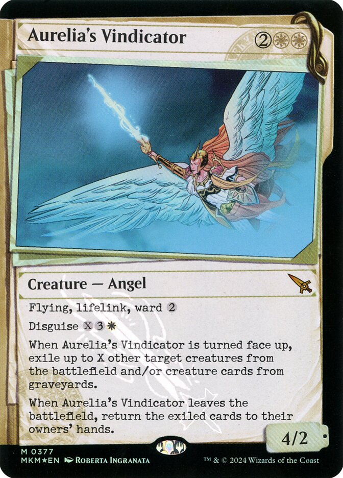 Aurelia's Vindicator (Showcase) (Invisible Ink)