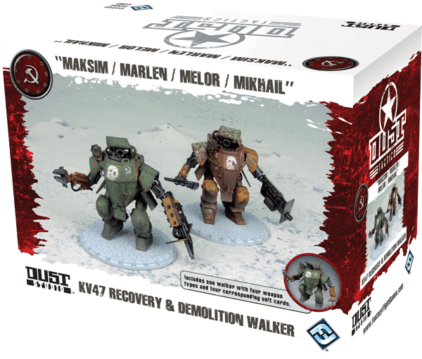 Dust Tactics: KV47 Recovery & Demolition Walker – "Maksim / Marlen / Melor / Mikhail"