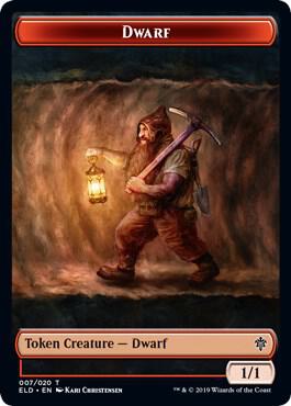 Dwarf // Food (017) Double-Sided Token