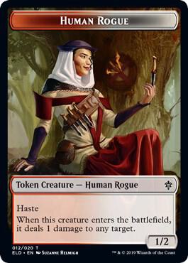 Human Rogue // Food (018) Double-Sided Token