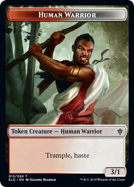 Human Warrior // Food (018) Double-Sided Token