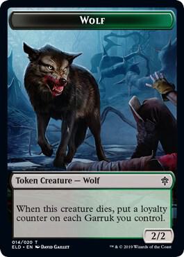 Wolf // Food (015) Double-Sided Token