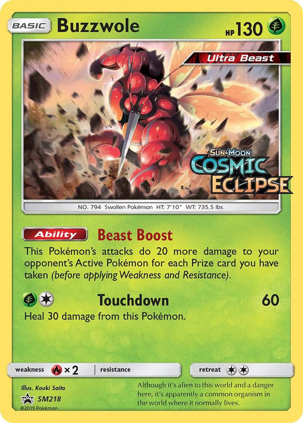 Buzzwole - SM218 (Prerelease) - Pokémon