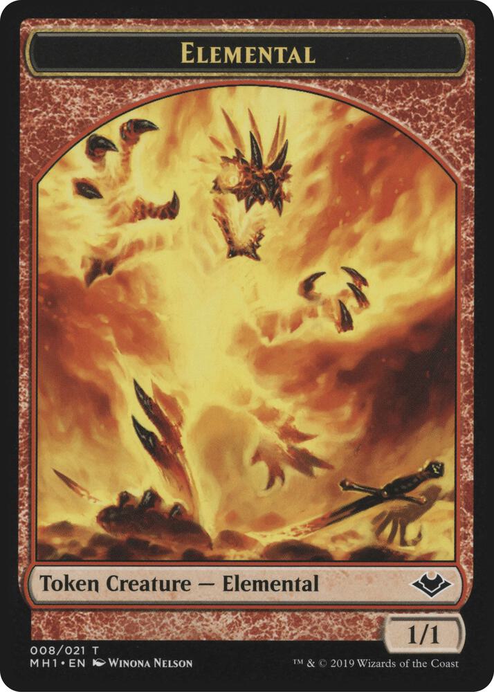 Elemental (008) // Emblem - Wrenn and Six Double-Sided Token