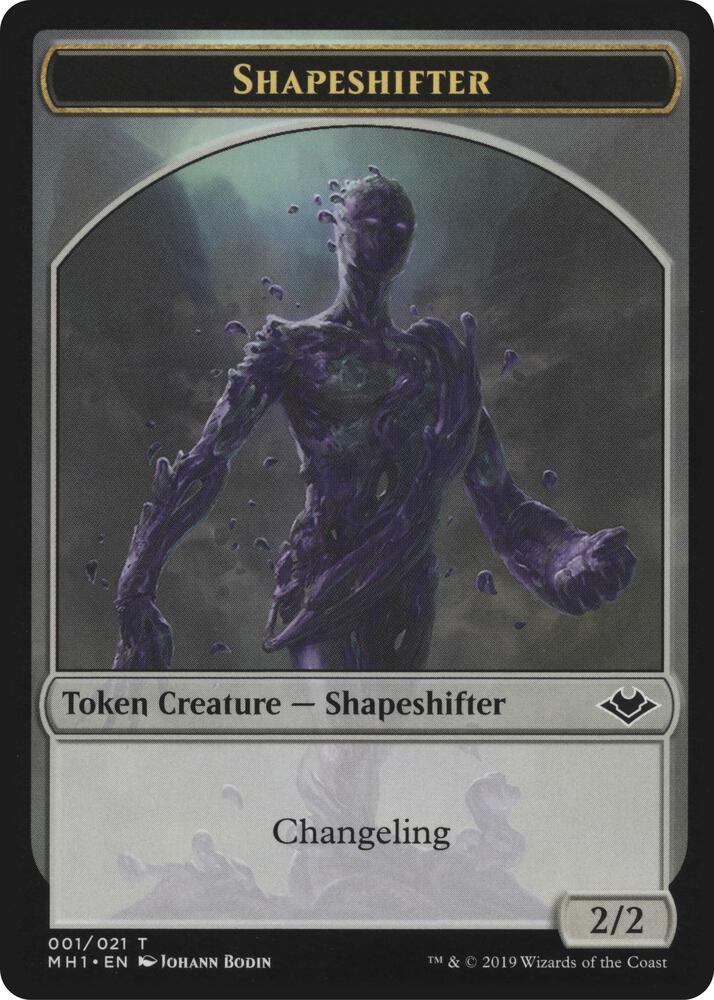 Shapeshifter // Emblem - Serra the Benevolent Double-Sided Token