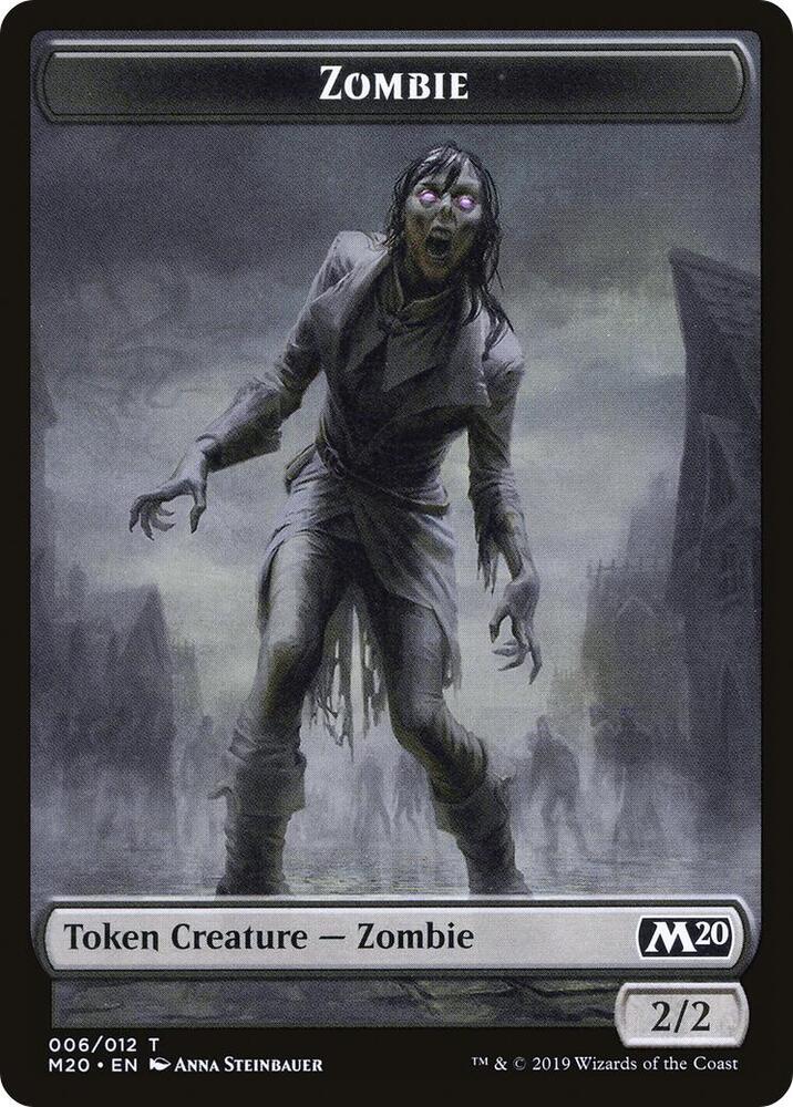 Zombie // Wolf Double-Sided Token