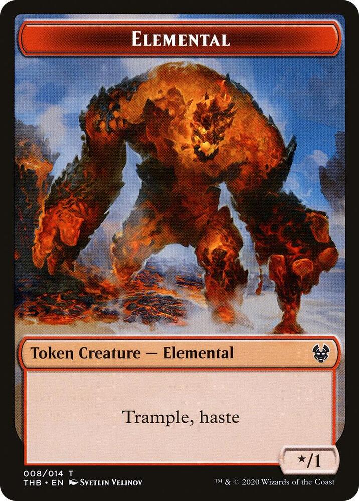 Elemental // Satyr Double-Sided Token