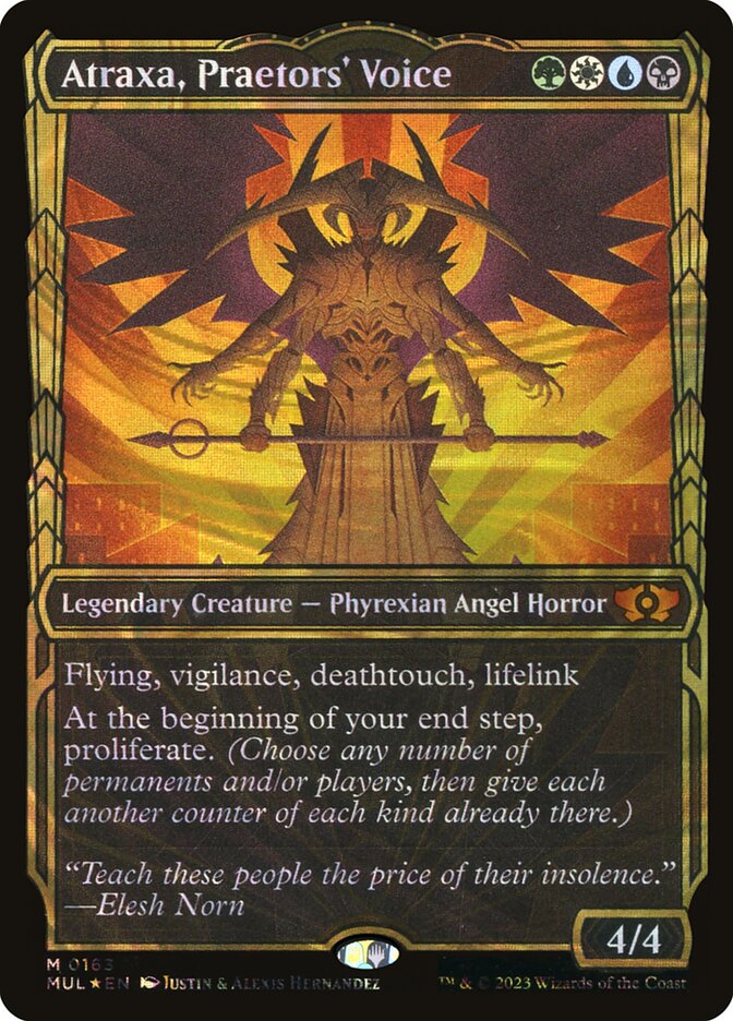Atraxa, Praetors' Voice (Halo Foil)