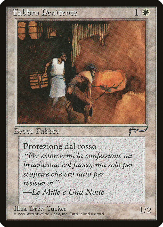 Repentant Blacksmith (Italian) - "Fabbro Penitente"
