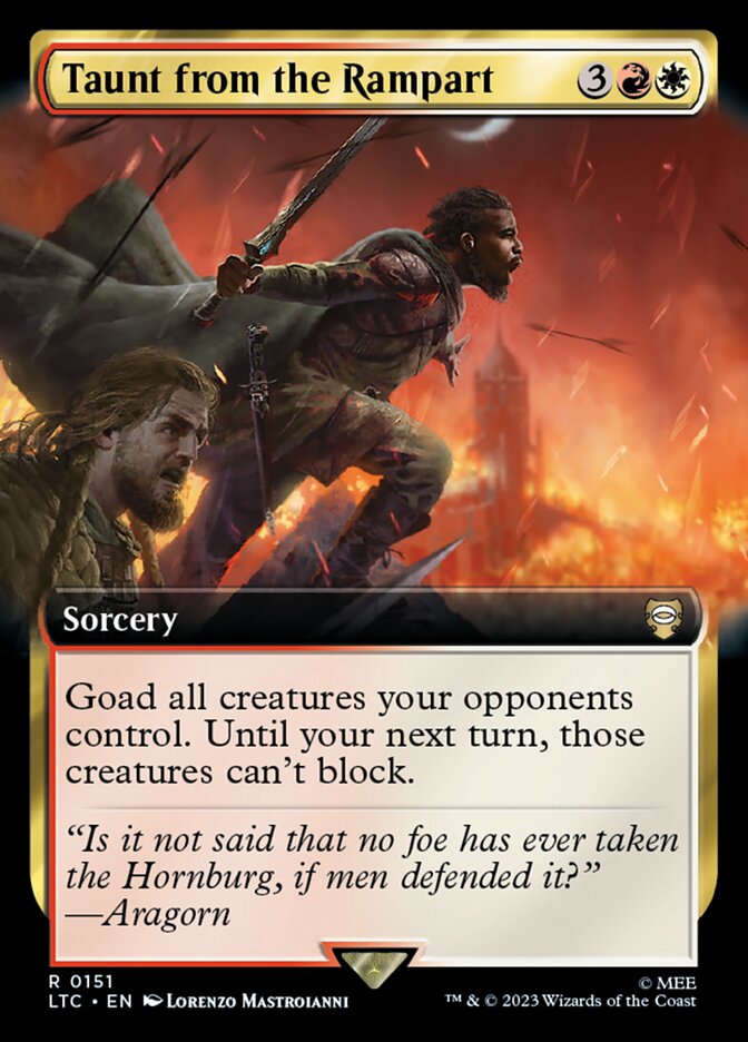 Taunt from the Rampart (Extended Art)