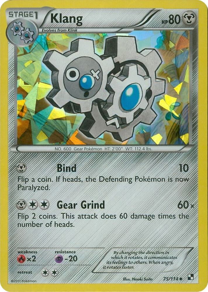 Klang - 75/114 (Cracked Ice Holo)