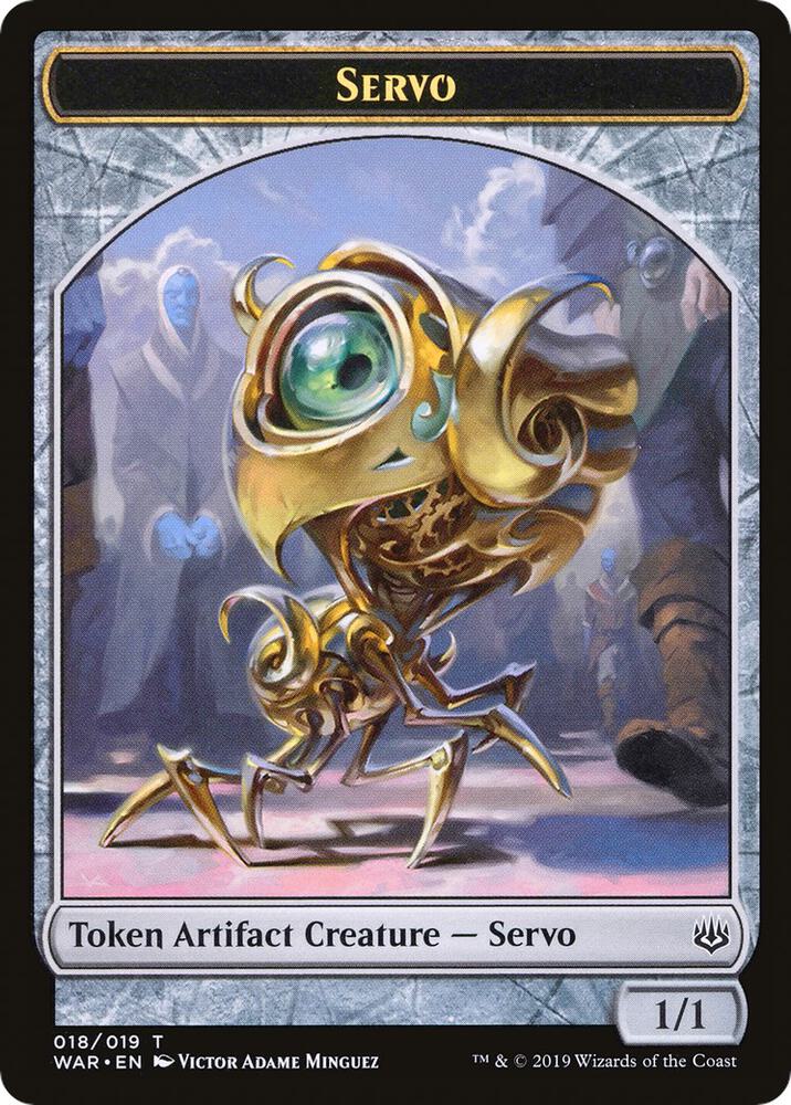 Servo // Wizard Double-Sided Token (Challenger 2020)